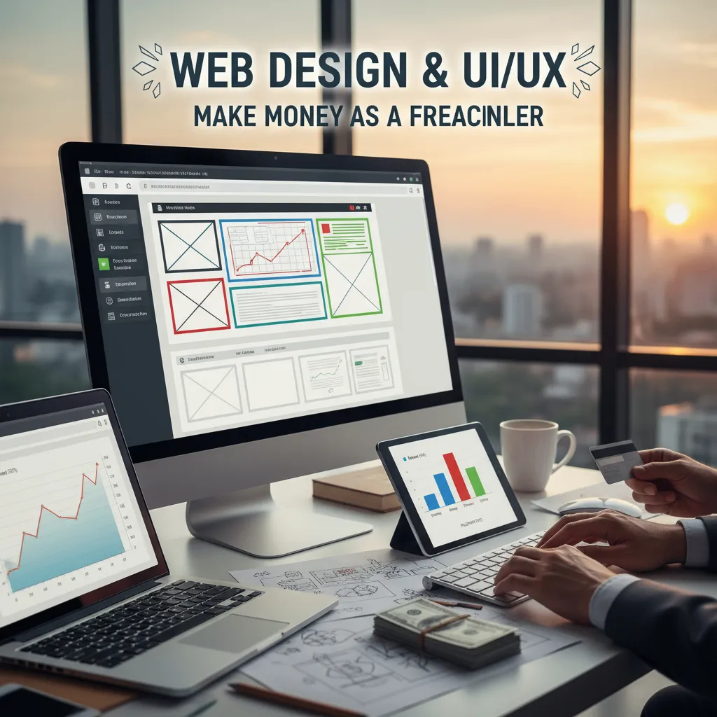 Bar chart showing the fee comparison of Upwork (10%), Fiverr (20%), and Freelancer.com (10%) side-by-side